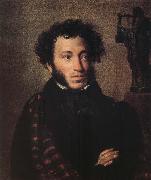 Orest Kiprensky Portrait of Alexander Pushkin oil painting picture wholesale